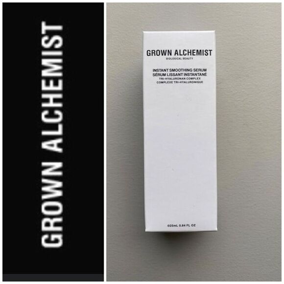 GROWN ALCHEMIST - NWT - Instant Smoothing Serum Hyaluronic Acid/0.84 fl. oz. - Picture 1 of 12